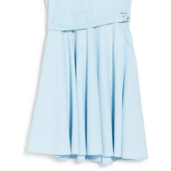 Lucy Paris Blue Sleeveless Fit-and-flare Dress Size Small US 4/6 - Picture 5 of 11